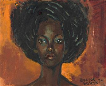 BOSCOE HOLDER (1921 - 2007) Portrait.